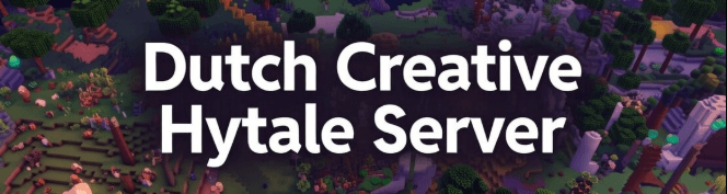 Dutch Creative Hytale Server banner